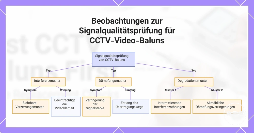 Beobachtungen zur Signalqualitätsprüfung für CCTV-Video-Baluns