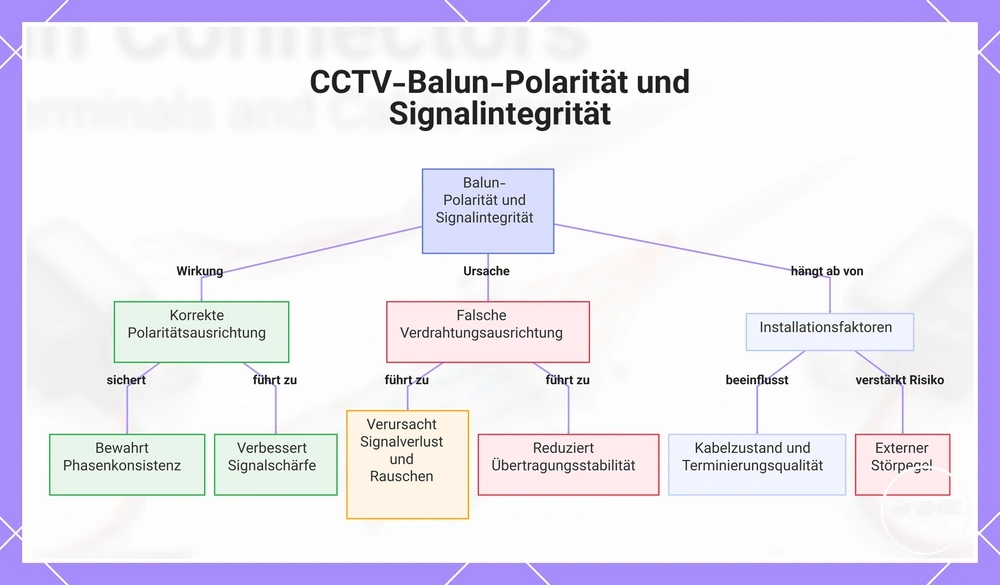 CCTV-Balun-Polarität und Signalintegrität