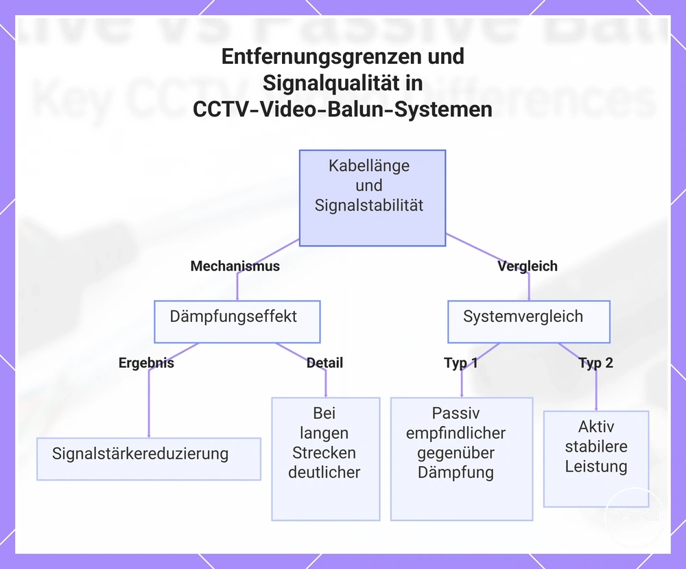 Entfernungsgrenzen und Signalqualität in CCTV-Video-Balun-Systemen