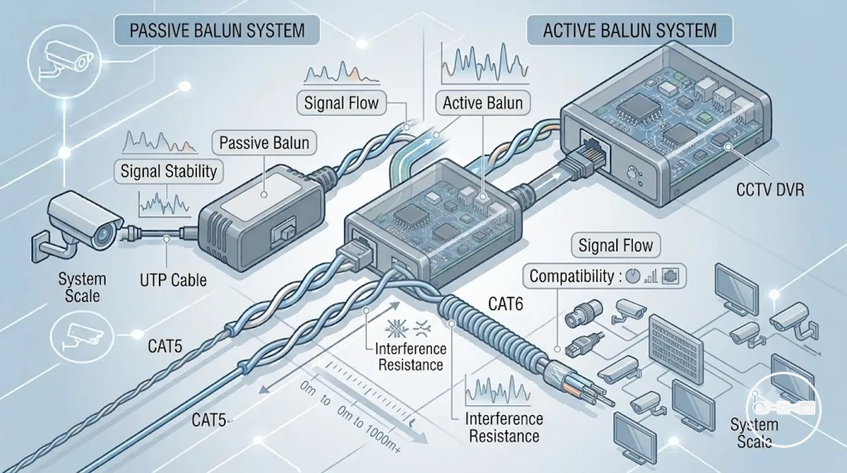 Kabelkompatibilitätsvergleich für CAT5, CAT5e und CAT6 in CCTV-Video-Balun-Systemen