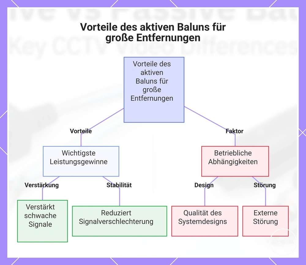 Vorteile des aktiven Baluns für große Entfernungen