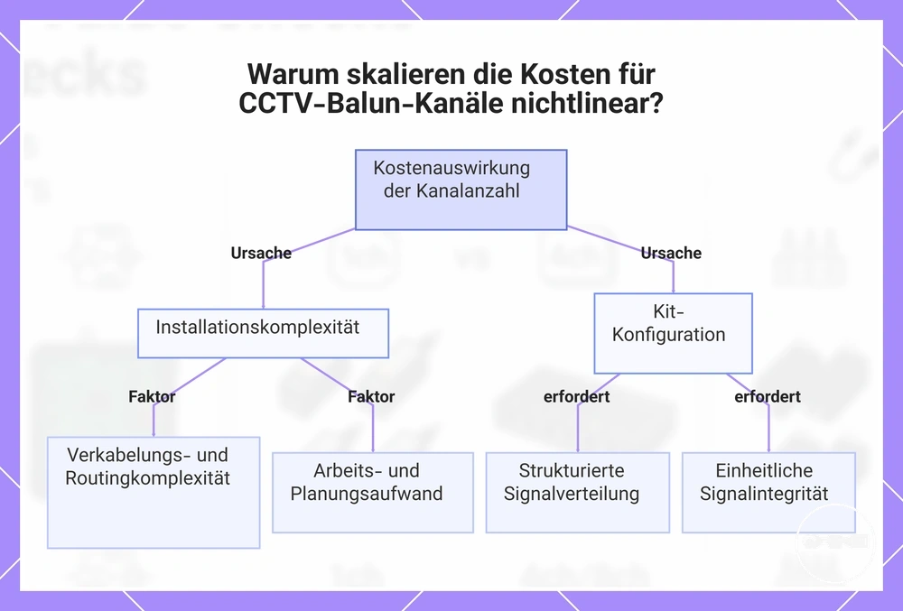 Warum skalieren die Kosten für CCTV-Balun-Kanäle nichtlinear?