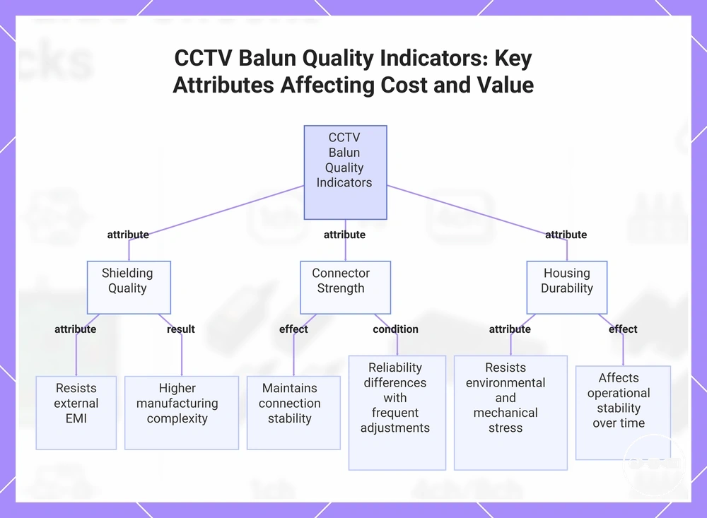 CCTV Balun Quality Indicators: Key Attributes Affecting Cost and Value