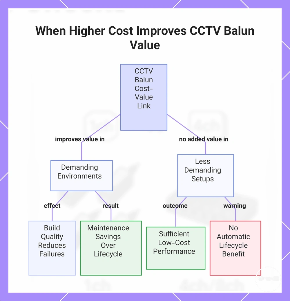 When Higher Cost Improves CCTV Balun Value