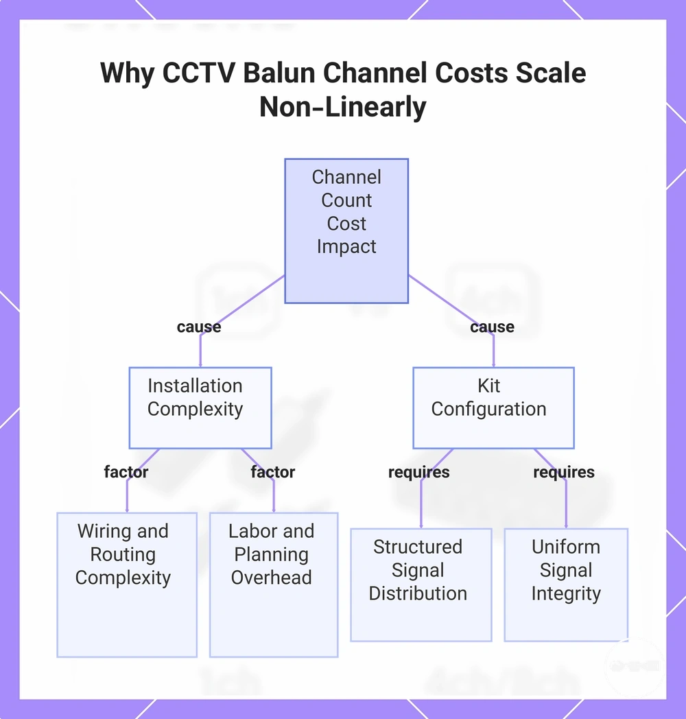 Why CCTV Balun Channel Costs Scale Non-Linearly