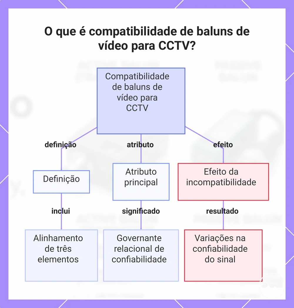 O que é compatibilidade de baluns de vídeo para CCTV?